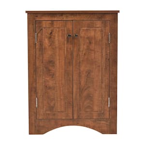 Anky 17.2 in. W x 17.2 in. D x 31.5 in. H Brown MDF Freestanding Bathroom Storage Linen Cabinet