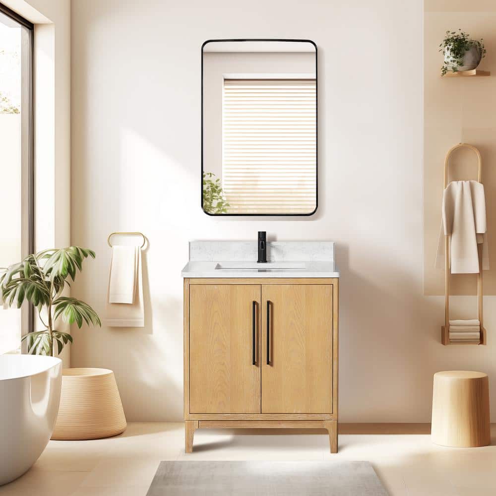 Wanroom（ワンルーム）　セット ROSWELL Gara 30 in. W x 22 in. D x 33.9 in. H Single Sink Bath