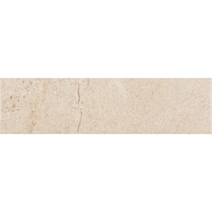 Brick Art Terme Marfim MA 3 in. x 10 in. Glazed Ceramic Floor and Wall Tile Sample