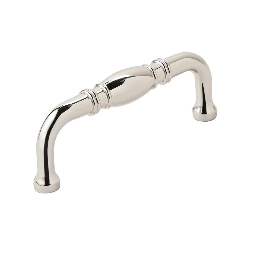 Granby 3 in. (76mm) Traditional Polished Nickel Arch Cabinet Pull