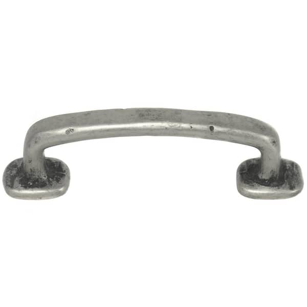 MNG Hardware Riverstone 5 in. Center-to-Center Distressed Pewter Bar Pull Cabinet Pull