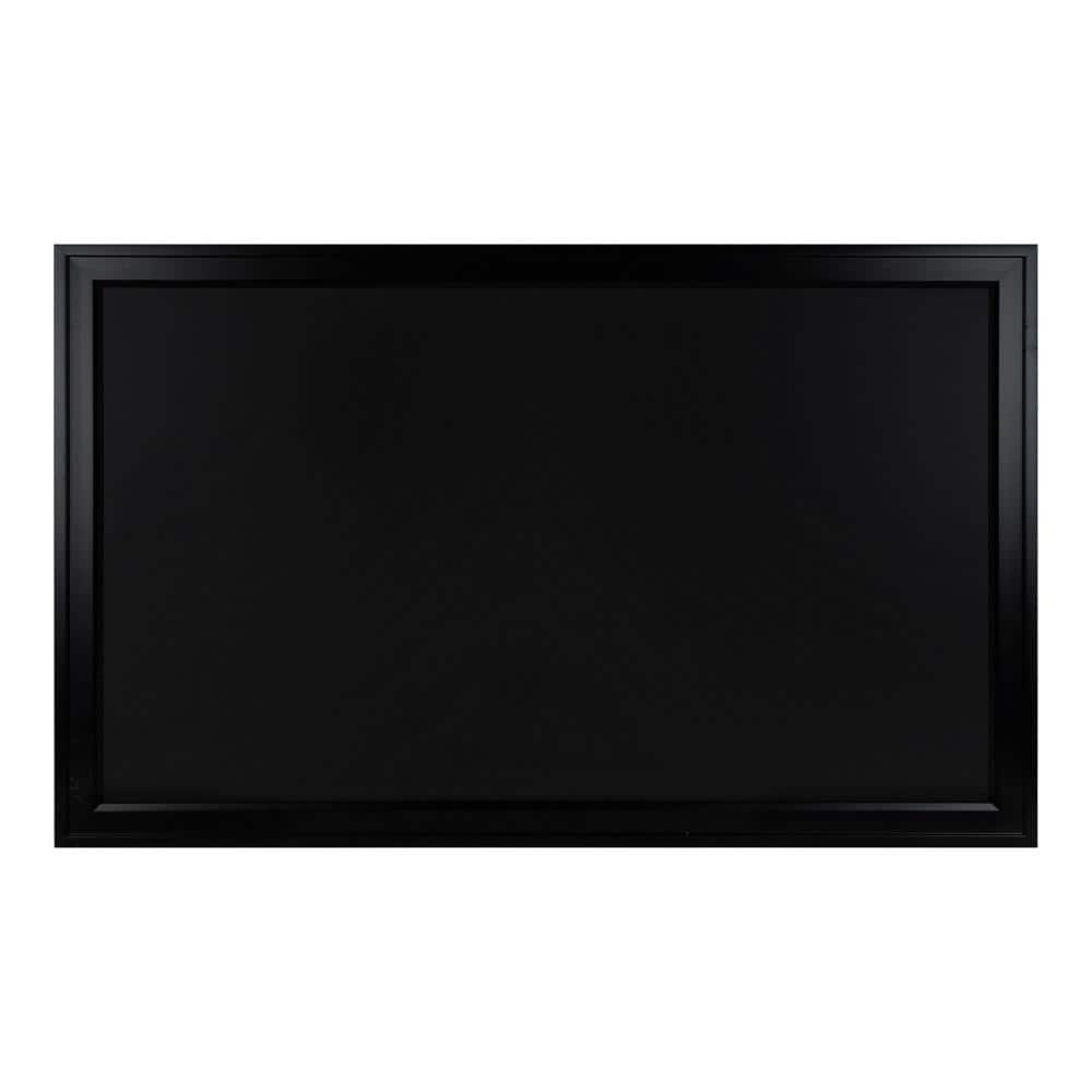 Bosc Black Magnetic Chalkboard with Sleek Frame, 27.5" x 43.5"