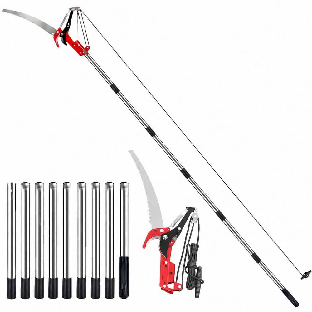 13.6 in. Stainless Steel Blade Pruning Saw Dual-Pulley Pole Tree Pruner for Efficient Yard and Garden Trimming price history on PriceWatchPro