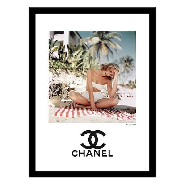 VENICE BEACH Collections Grace Kelly Designer Fashion by Fairchild Paris Framed Graphic Print People Poster Art Print 18 in. x 14 in.