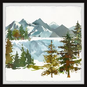 "Frozen Lake" by Marmont Hill Framed Nature Art Print 12 in. x 12 in.