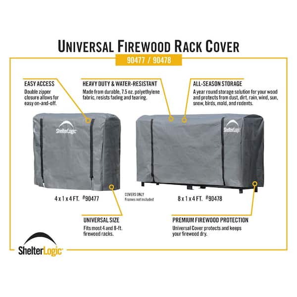 ShelterLogic 8 ft. W x 3 ft. H x 1 ft. D Universal Full-Length