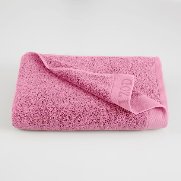 IZOD Classic Pink Solid Egyptian Cotton Single Bath Towel