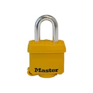 Outdoor Padlock with Key, 1-3/4 in. Wide