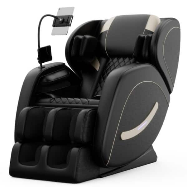 Black Massage Chair Recliner Full Body Massage Chair with Zero Gravity and 5-Preset Automatic Modes