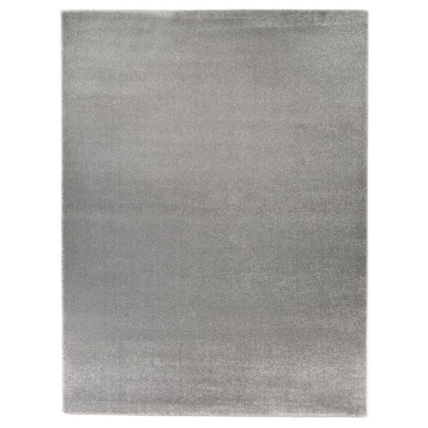 BALTA Elsie Grey 5 ft. 3 in. x 7 ft. 7 in. Solid Area Rug