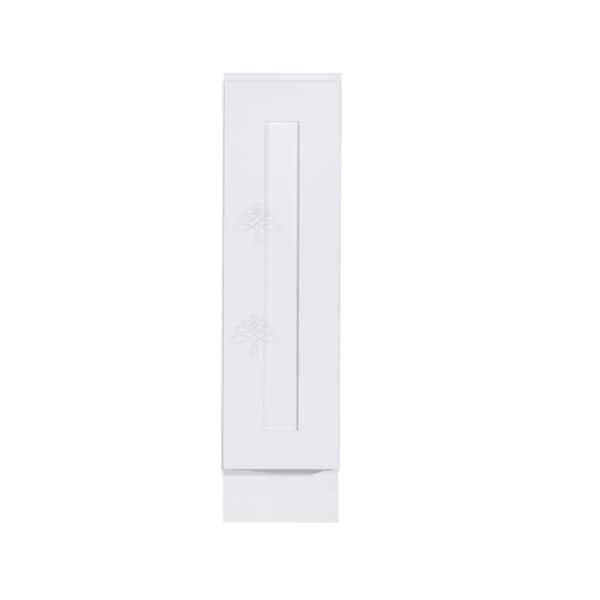 Lancaster White Plywood Shaker Stock Assembled Base Spice Rack Kitchen Cabinet 9 in. W x 34.5 in. H x 24 in. D