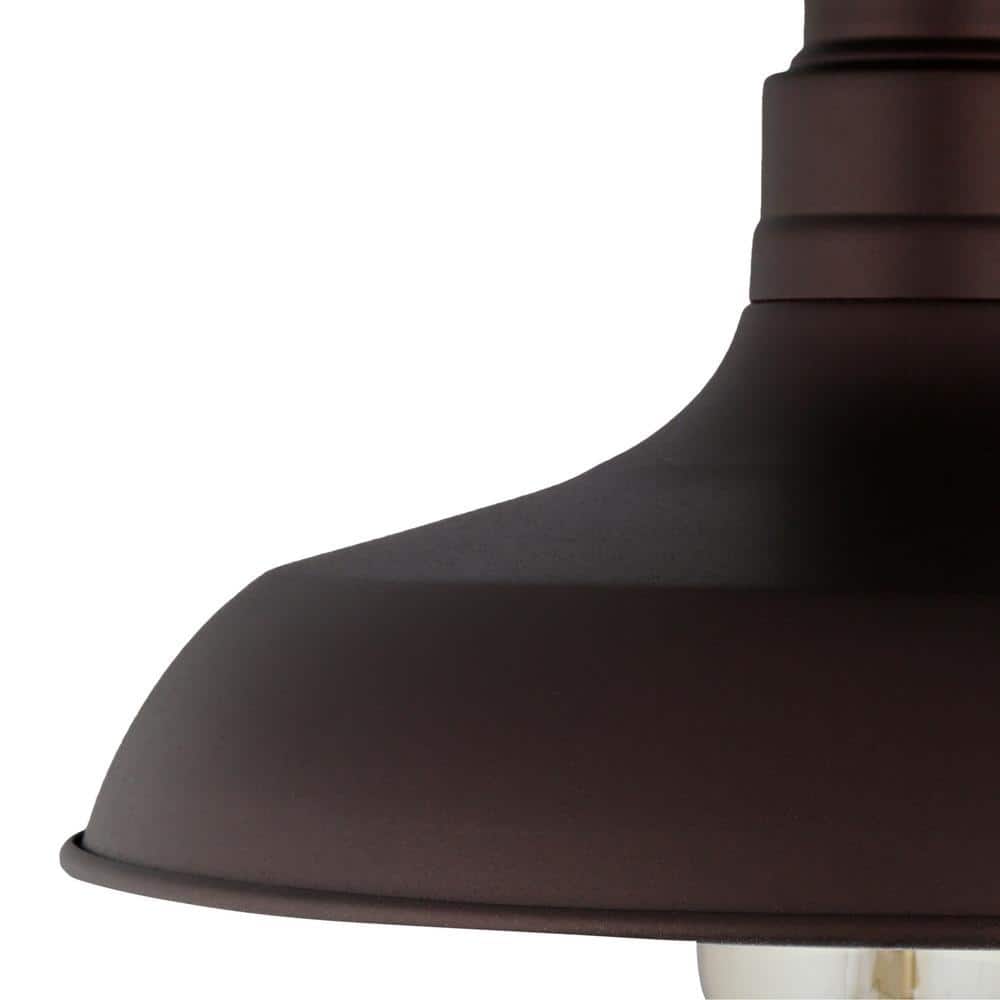 Kimball 7.87" Coffee Bronze Semi-Flush Mount Ceiling Light