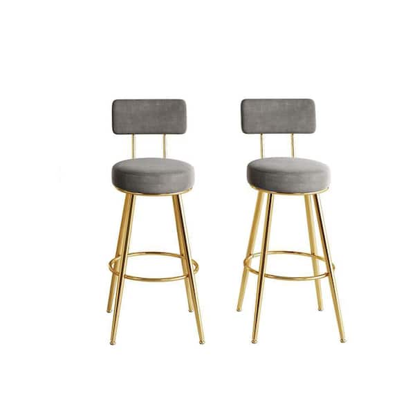 wetiny 39.4 in Metal frame Gold Accent chair (Set of 1)