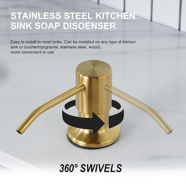 AVITAS Single Handle Pull Down Sprayer Kitchen Faucet Solid Brass