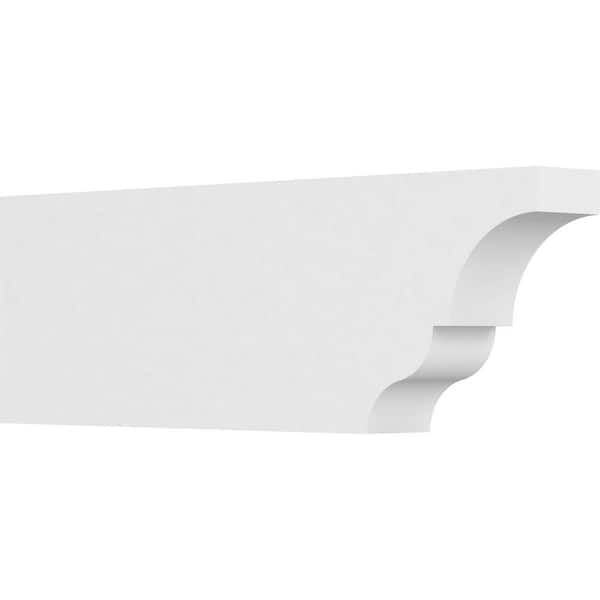 Ekena Millwork 3 in. x 8 in. x 24 in. Asheboro PVC Rafter Tail Brace
