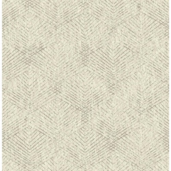 Brewster Tangent Green Geometric Green Wallpaper Sample
