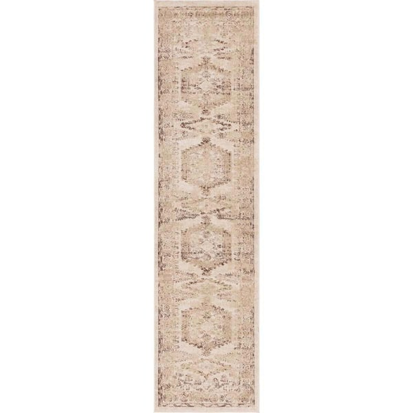 Unique Loom Utopia Larissa Beige 2' 7 x 10' 0 Area Rug