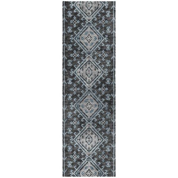 Dream Shag Premium Machine Washable Abstract ADS73 Shadow 2 ft. x 7 ft. Runner Rug