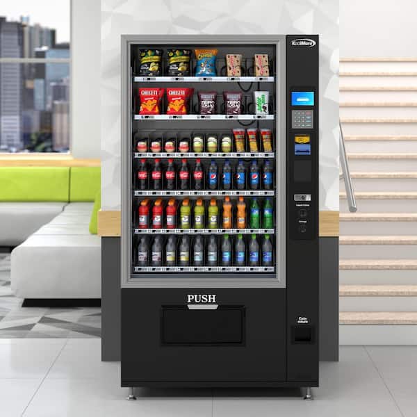 Koolmore 41 in. Refrigerated Vending Machine, 60 Slots With Bill