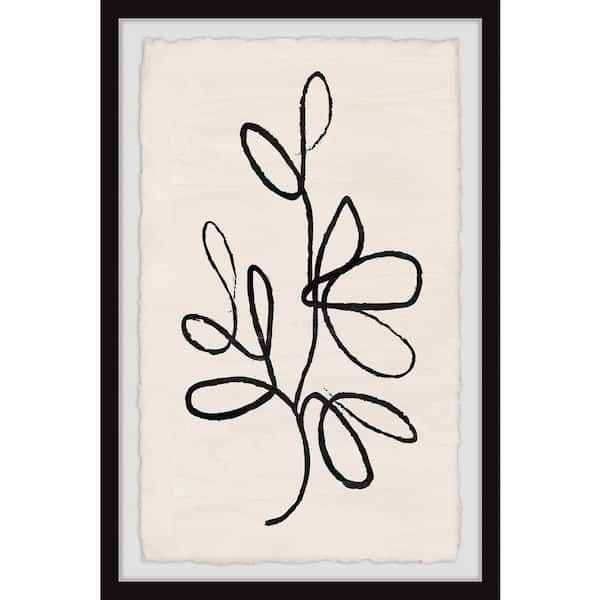 Unbranded "Brushstroke of Dreams" by Marmont Hill Framed Abstract Art Print 12 in. x 8 in.