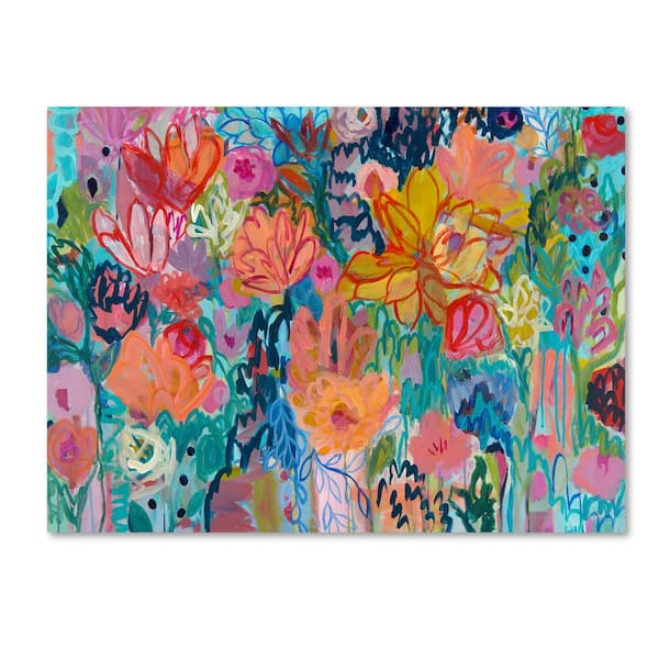 Trademark Fine Art 24 in. x 32 in. "Exhalation 6000" by Carrie Schmitt Printed Canvas Wall Art