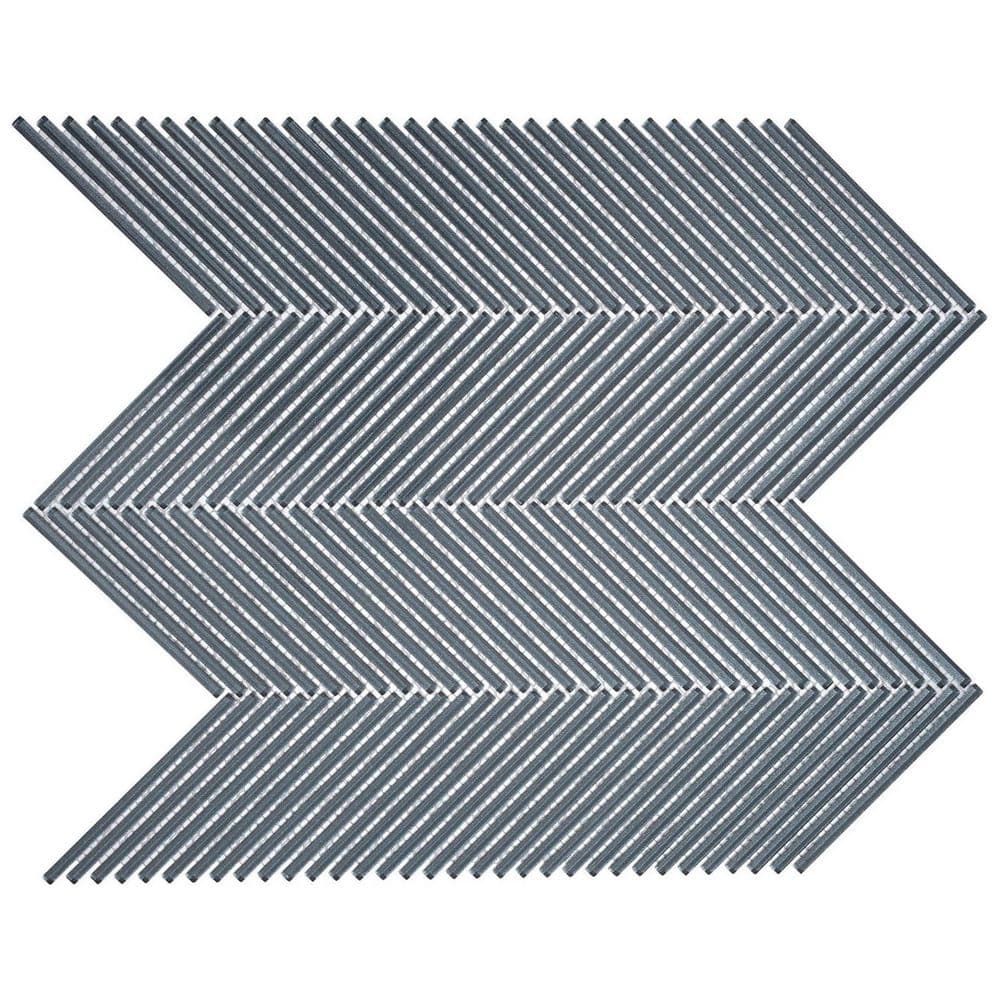 Ramfield Wintauk 3/16 in. x 4.5 in. Polished Glass Chevron Mosaic Wall Tile (5.05 sq. ft. /Case) price history on PriceWatchPro