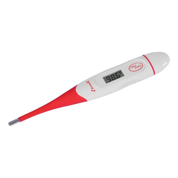 Basic Care Temple Touch Digital Thermometer, White