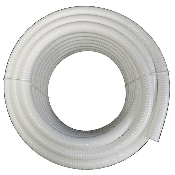 HYDROMAXX 1/2 in. x 25 ft. PVC Schedule 40 White Ultra Flexible Pipe