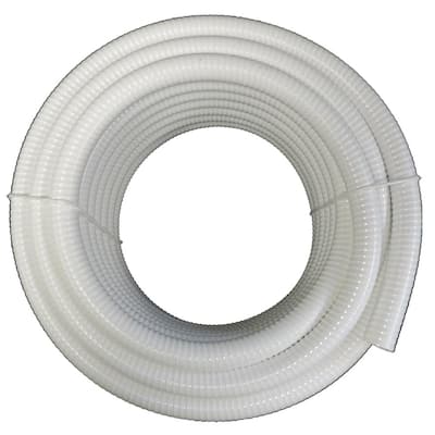 HYDROMAXX 1 in. Dia x 100 ft. Black Flexible Corrugated Polyethylene Split  Tubing and Convoluted Wire Loom BLS0100050 - The Home Depot