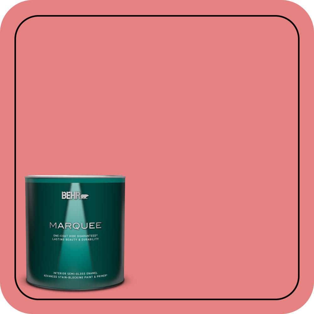 1 qt. #P170-4 Sugar Poppy Semi-Gloss Enamel Interior Paint & Primer price history on PriceWatchPro