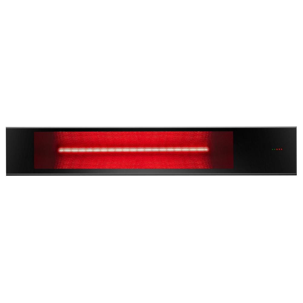 Black Stainless Steel Electric Infrared Patio Heater