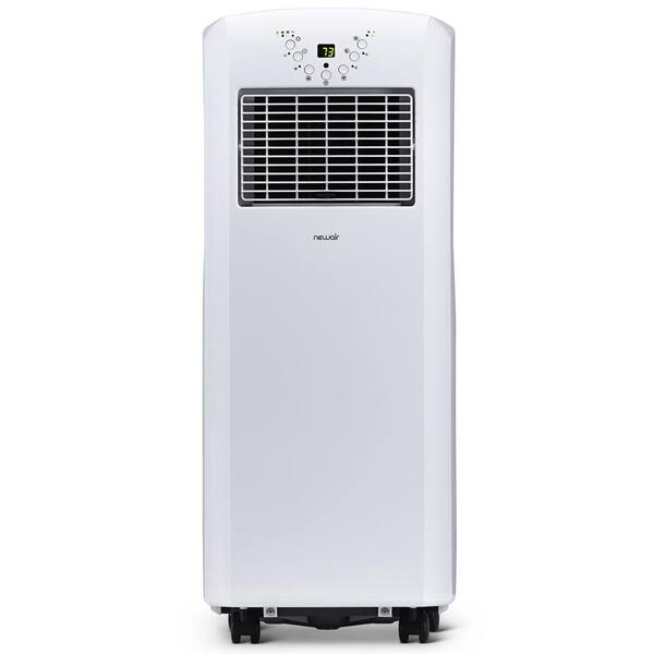 NewAir 10,000 BTU (6,000 BTU, DOE) Portable Air Conditioner and Heater Cover 325 sq. ft. with Easy Window Venting Kit - White