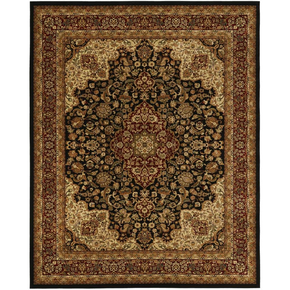 Silk Road Black 9 ft. x 13 ft. Medallion Area Rug price history on PriceWatchPro