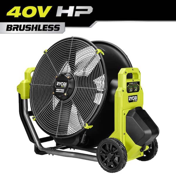 40V HP Brushless Cordless Hybrid 18 in. WHISPER SERIES Misting Air Cannon (Tool Only)