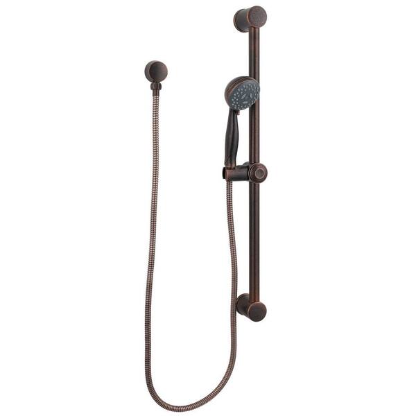 Pfister 16-Series 3-Spray Slide Bar Handshower in Rustic Bronze