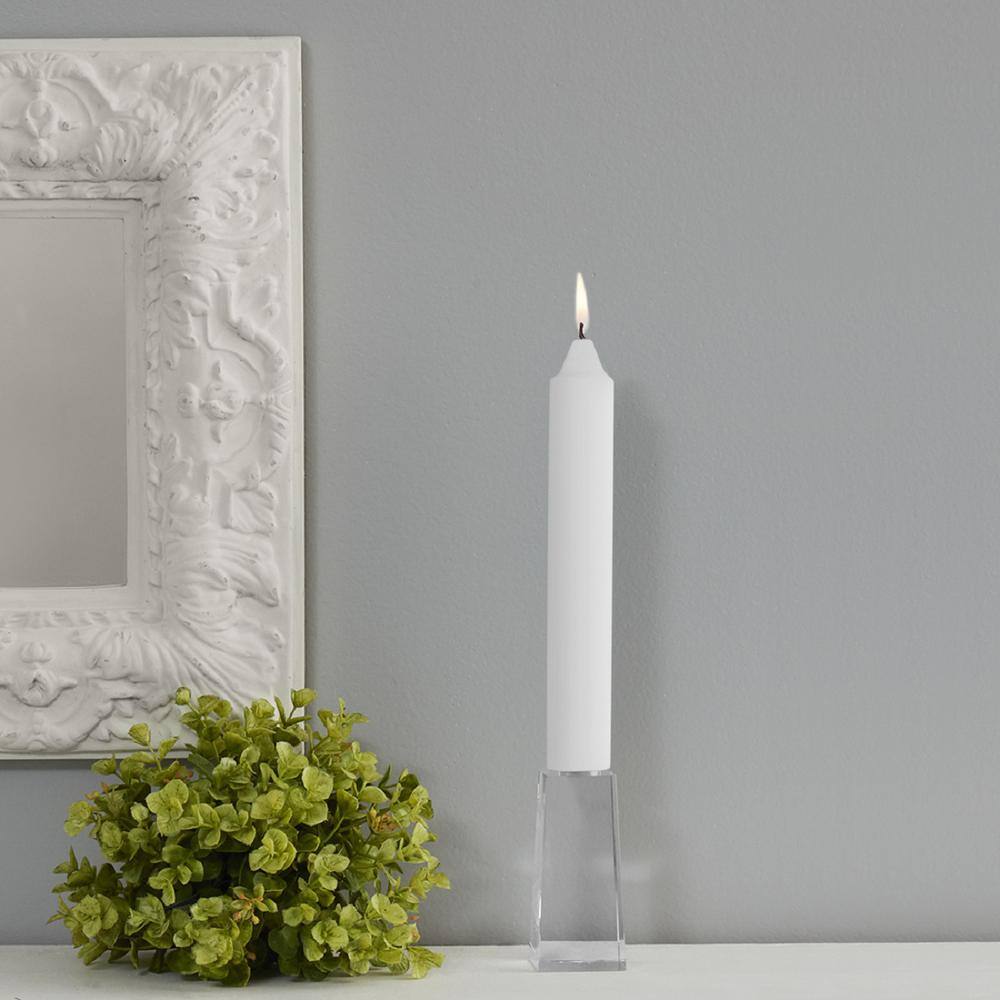 Smooth Collenette 9 in. White Unscented Taper Candle (Box of 4) price history on PriceWatchPro