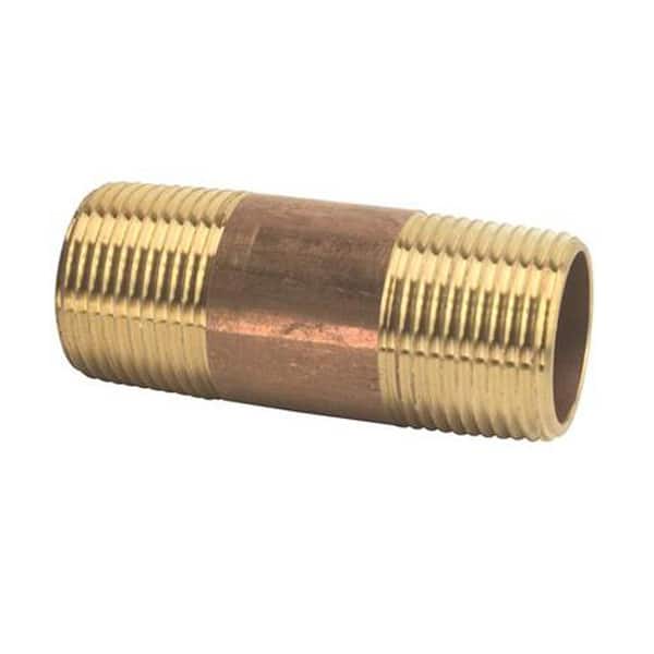 ProPlus 1/2 in. x 3 in. Brass Nipple