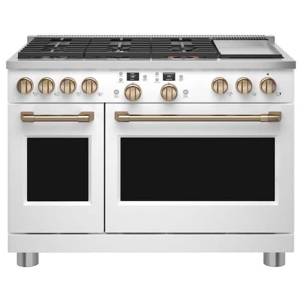 Cafe 48 in. 8.25 cu. ft. Smart Double Oven Dual Fuel Range Cafe 48 in. 8.25 cu. ft. Smart Double Oven Dual Fuel Range