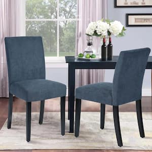 Lowe Navy Upholstered Dining Chairs(Set of 2)