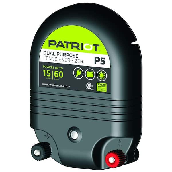 Patriot P5 Dual Purpose Fence Energizer - 0.50 Joule