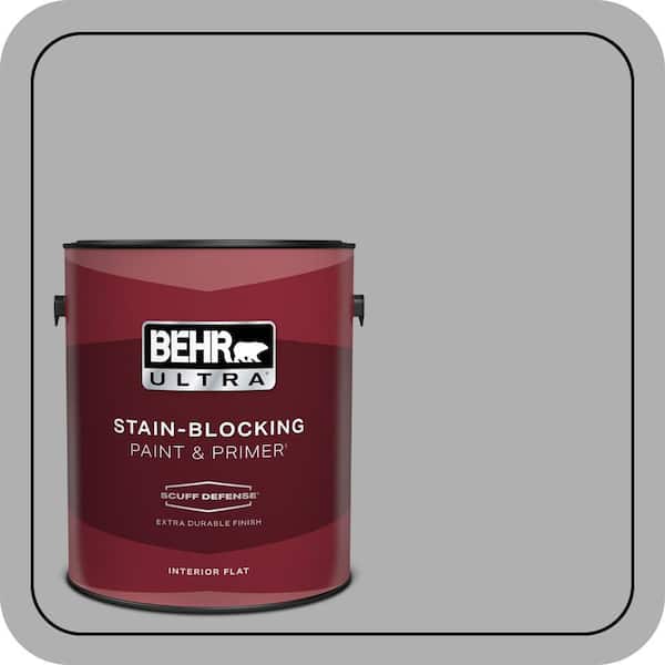 BEHR ULTRA 1 gal. #780F-4 Sparrow Extra Durable Flat Interior Paint & Primer