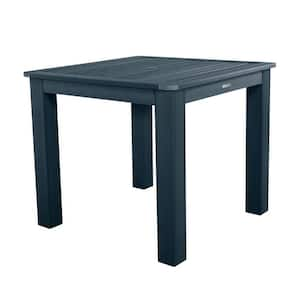 Federal Blue Square Plastic Outdoor Dining Table