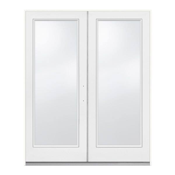 JELD-WEN 72 in. x 80 in. Retro French Left-Hand Inswing 1 Lite Patio Door with Low-E Glass