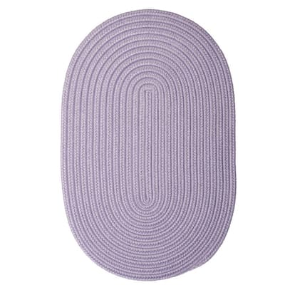 Trends Amethyst 10 ft. x 13 ft. Oval Braided Area Rug