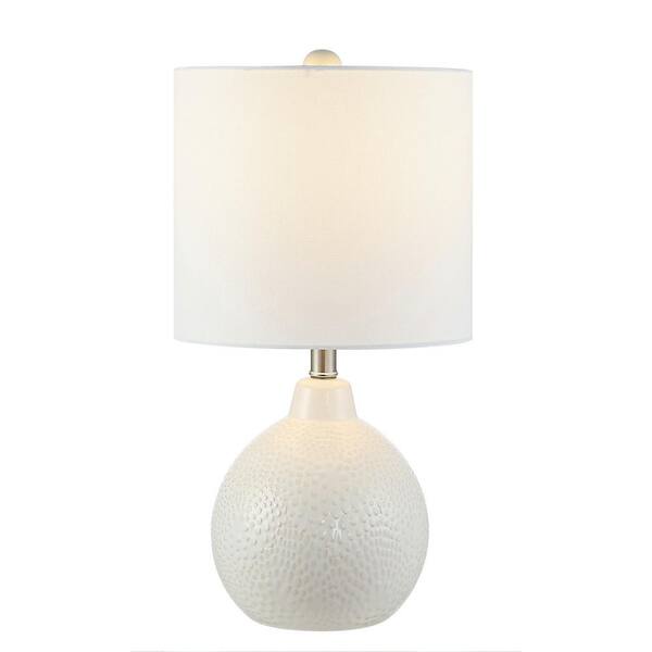Ivory Table Lamp With White Shade, Barnwell 20 Standard Table Lamp