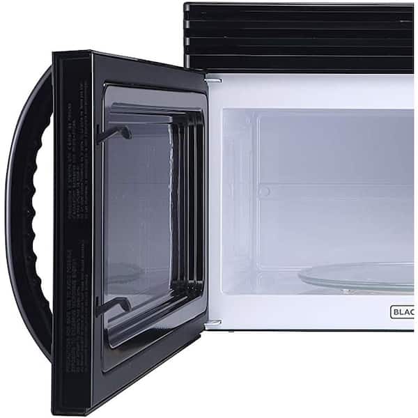 BLACK+DECKER EM044KB19 Over The Range Microwave Oven with One Touch, 1000  Watts, 400 CFM and Sensor Cooking, OTR 1.9 Cu.ft