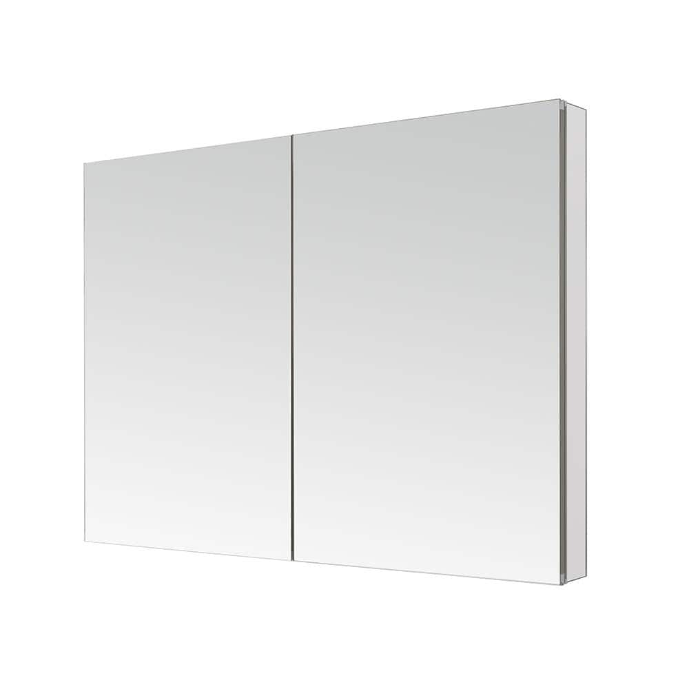 Royale 48 in W x 30 in. H Rectangular Bi-View Medicine Cabinet with Mirror 