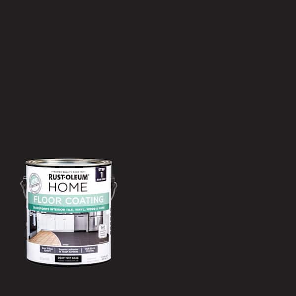 Rust-Oleum Home 1 gal. Black Interior Floor Base Coating 363156 - The ...
