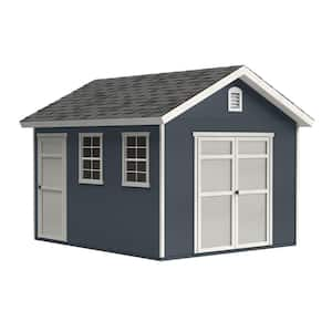 Fairfax Do-It-Yourself 10 ft. x 12 ft. Outdoor Wood Storage Shed with Multiple Doors and Windows (120 sq. ft.)