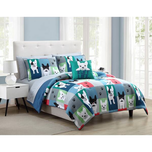 puppy twin comforter set